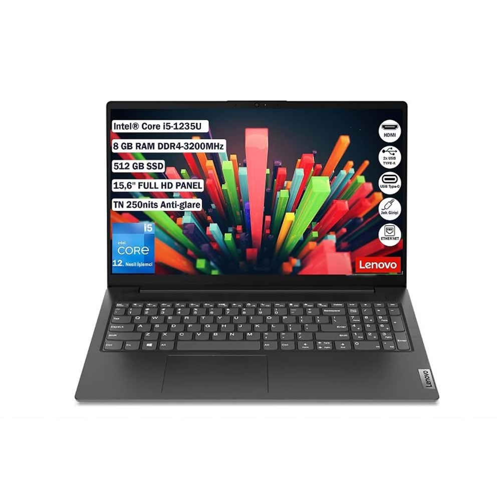 LENOVO NOTEBOOK V15-G3-IAP 82TT00A5TX I5-1235U 15.6