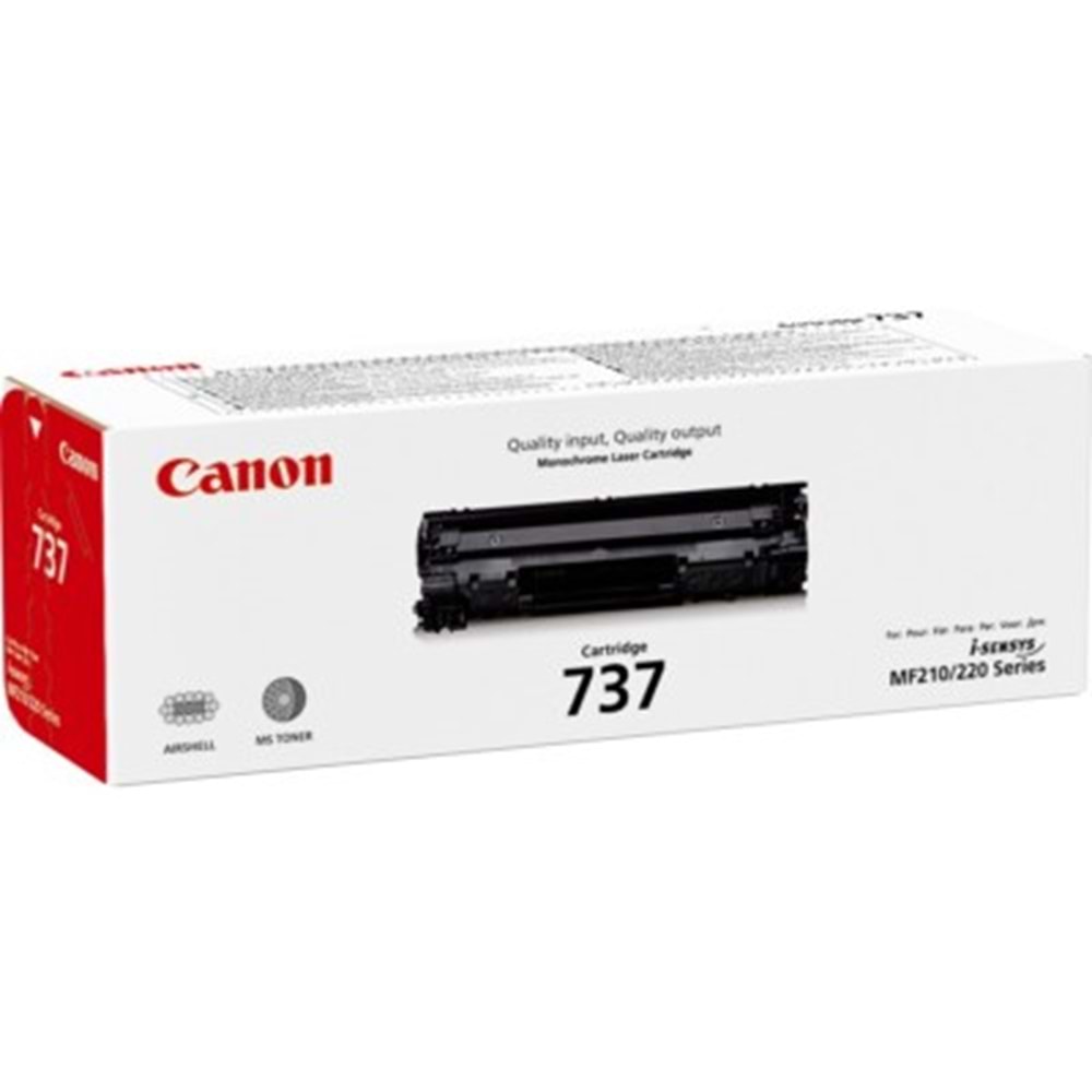 CANON TONER ORJİNAL CRG-737 (M125-M126-M127-M201-M225/MF210-MF220)