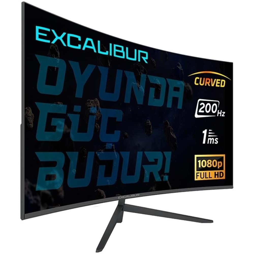 CASPER EXCALIBUR CURVED MONİTÖR LCD 27” FULL HD LED VA 200HZ 1MS HDMI/DP