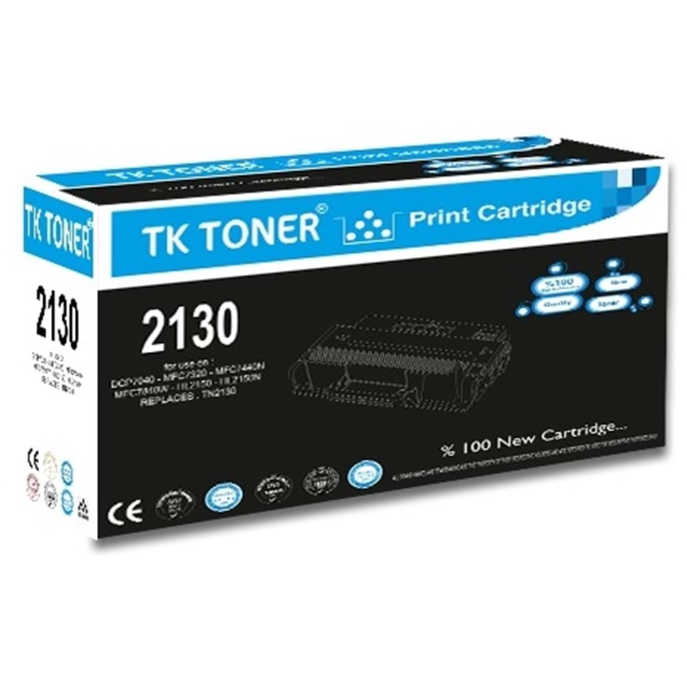 TK BROTHER TONER TK TN2130 (2,6K) TN360 -TN330-TN2115- TN2120-TN2125-T